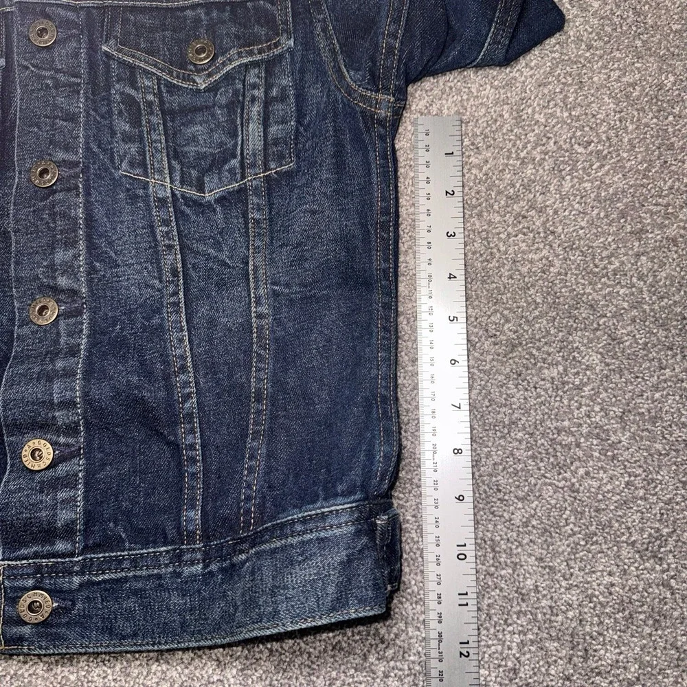 AG Adriano Goldschmied Women's Denim‎ Dark Blue Jean Jacket size XS